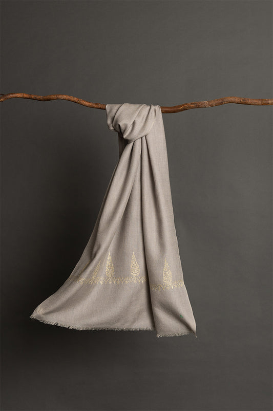Light Grey with Lemon Embroidery