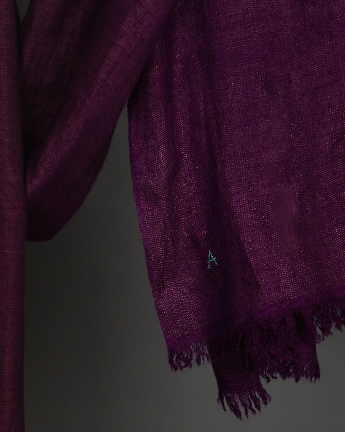 Metallica Cashmere Deep Plum