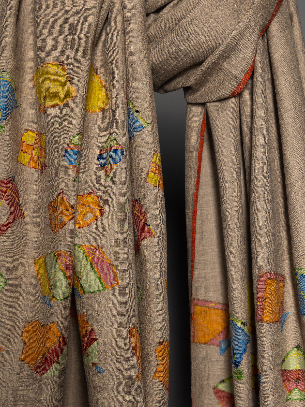 Kite Kani Palla Shawl