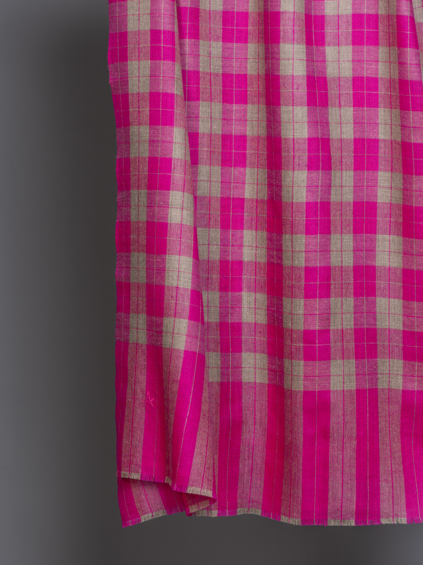 Fuchsia Pink Check