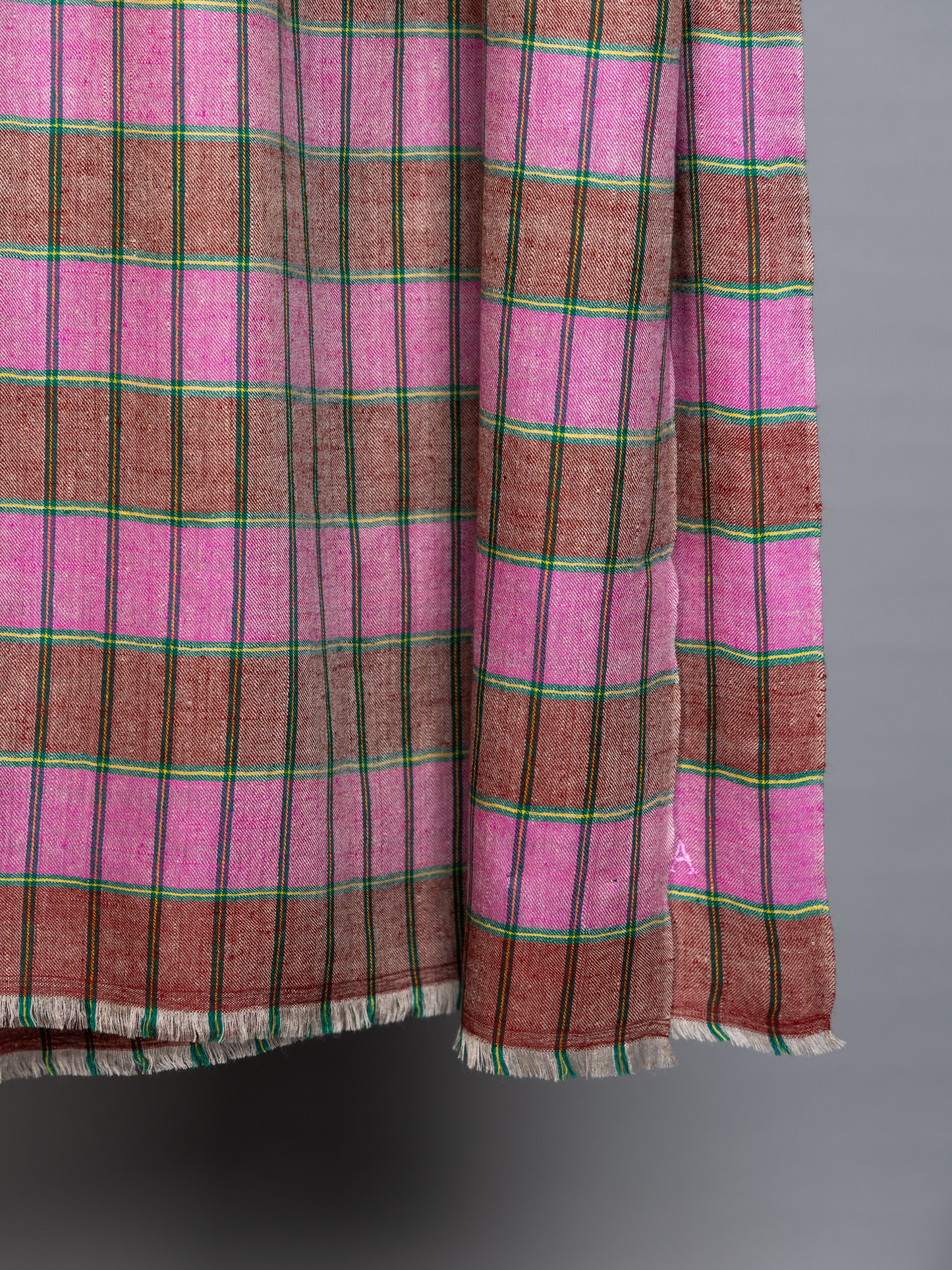 Madras Check Fuchsia/Rust