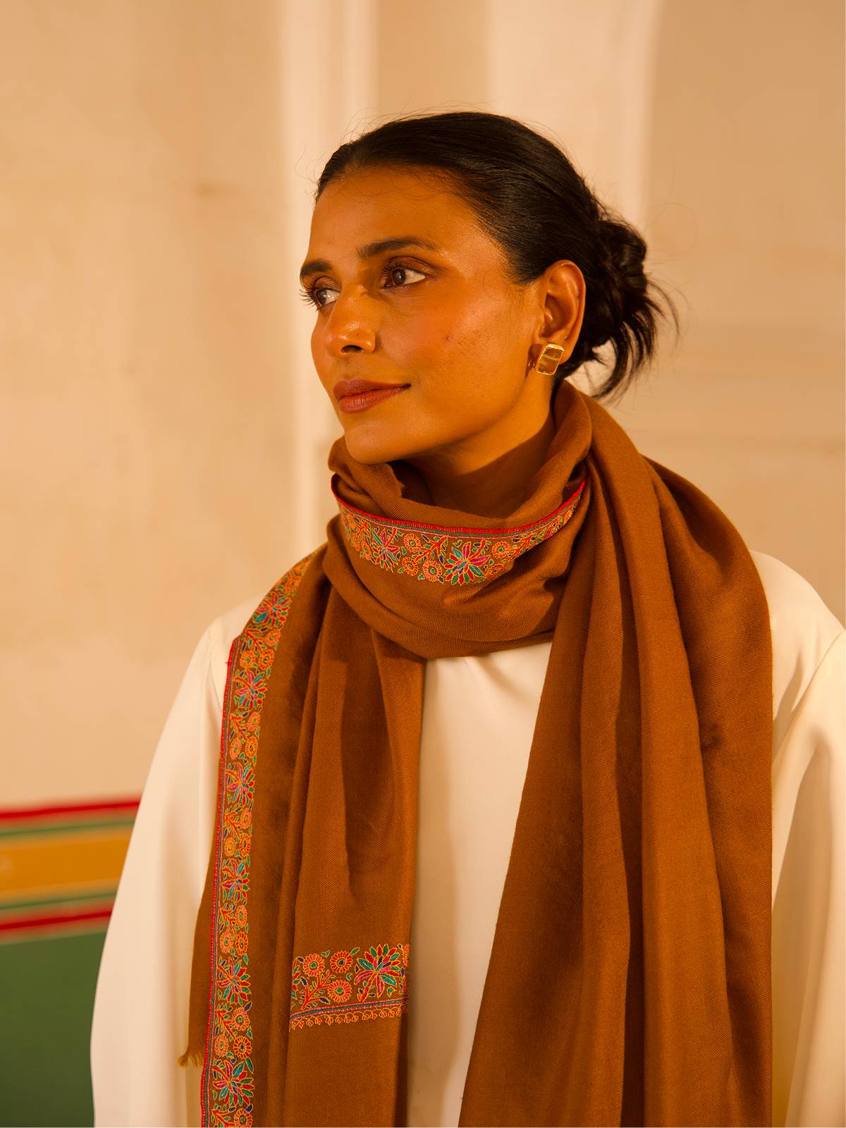 Chestnut Bale Shawl