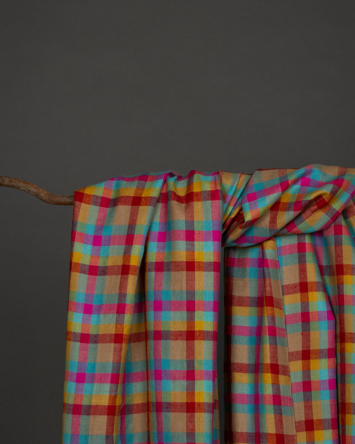 Happy Check Shawl