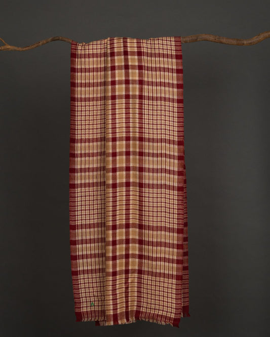 Burgundy Check
