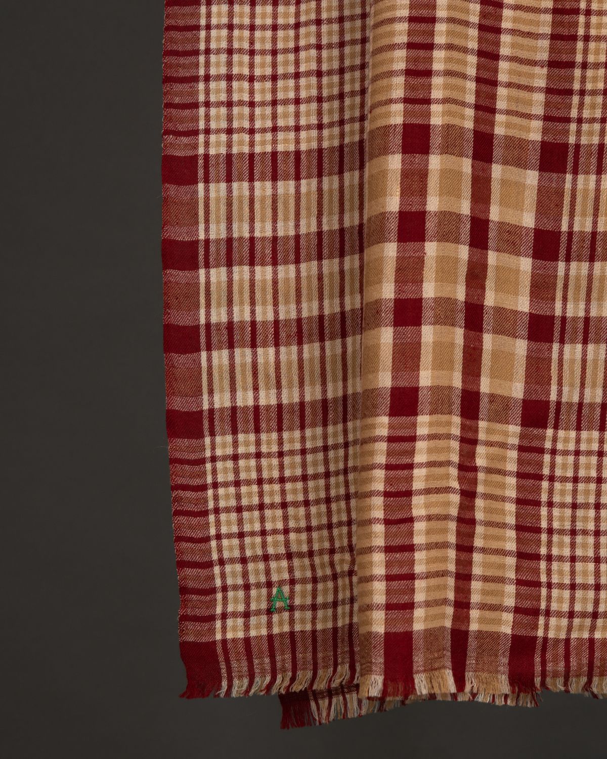 Burgundy Check
