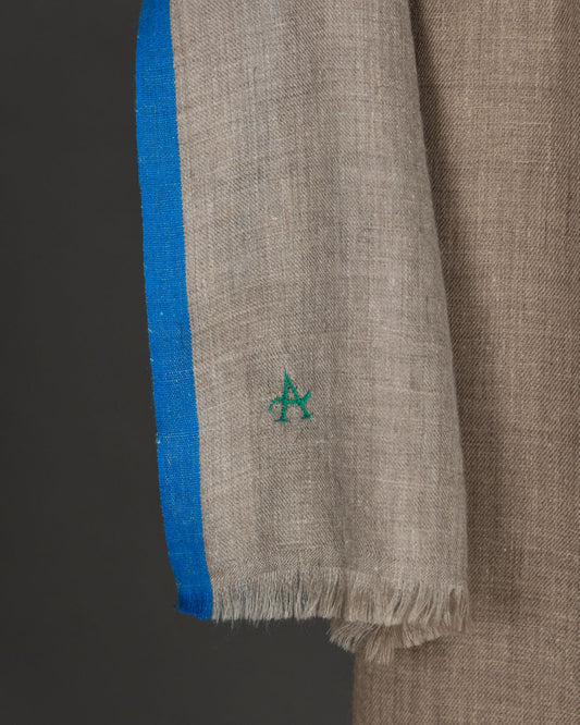 Kund Daar Natural/French Blue Stole