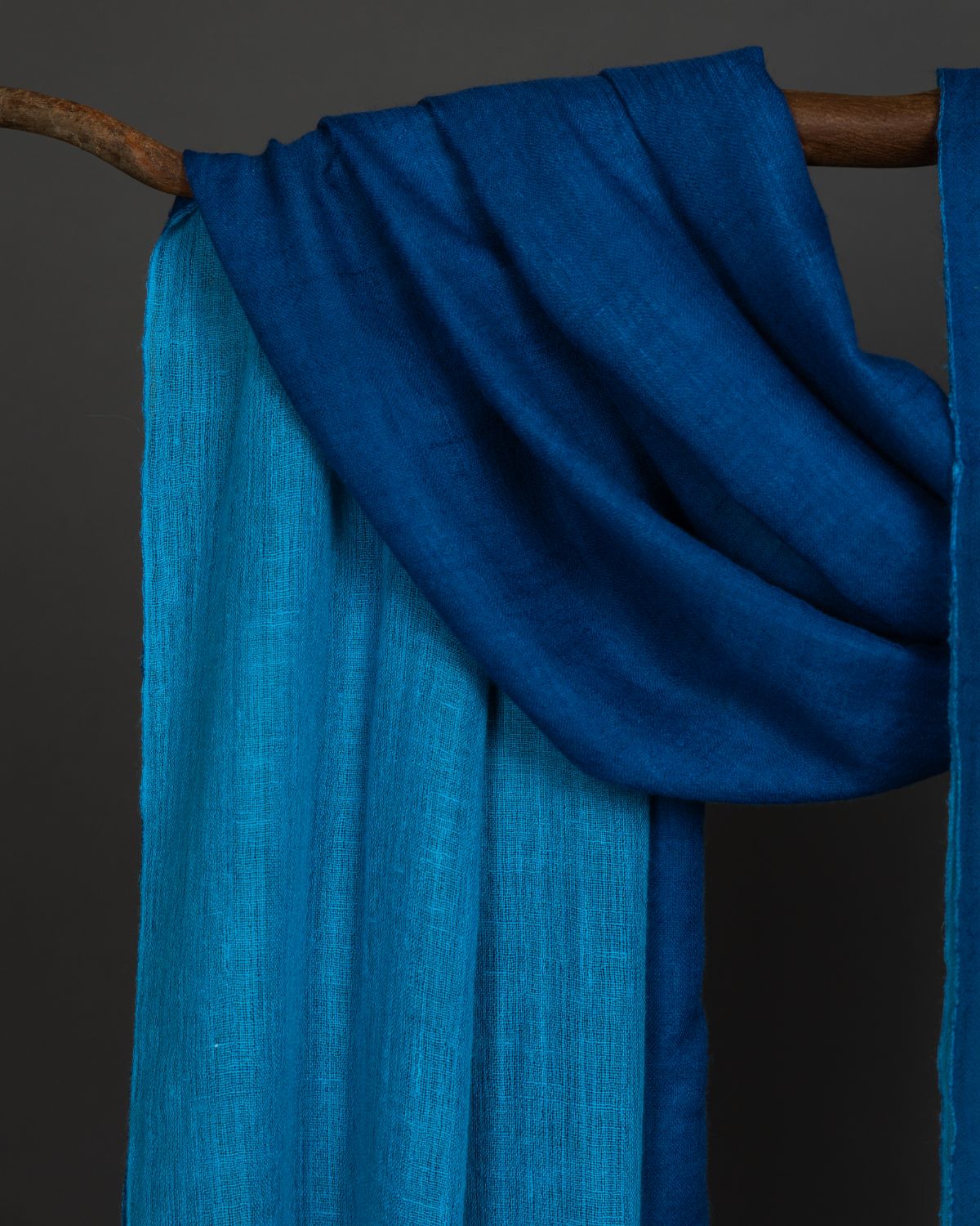 Meera Dark Blue/Baby Blue Stole