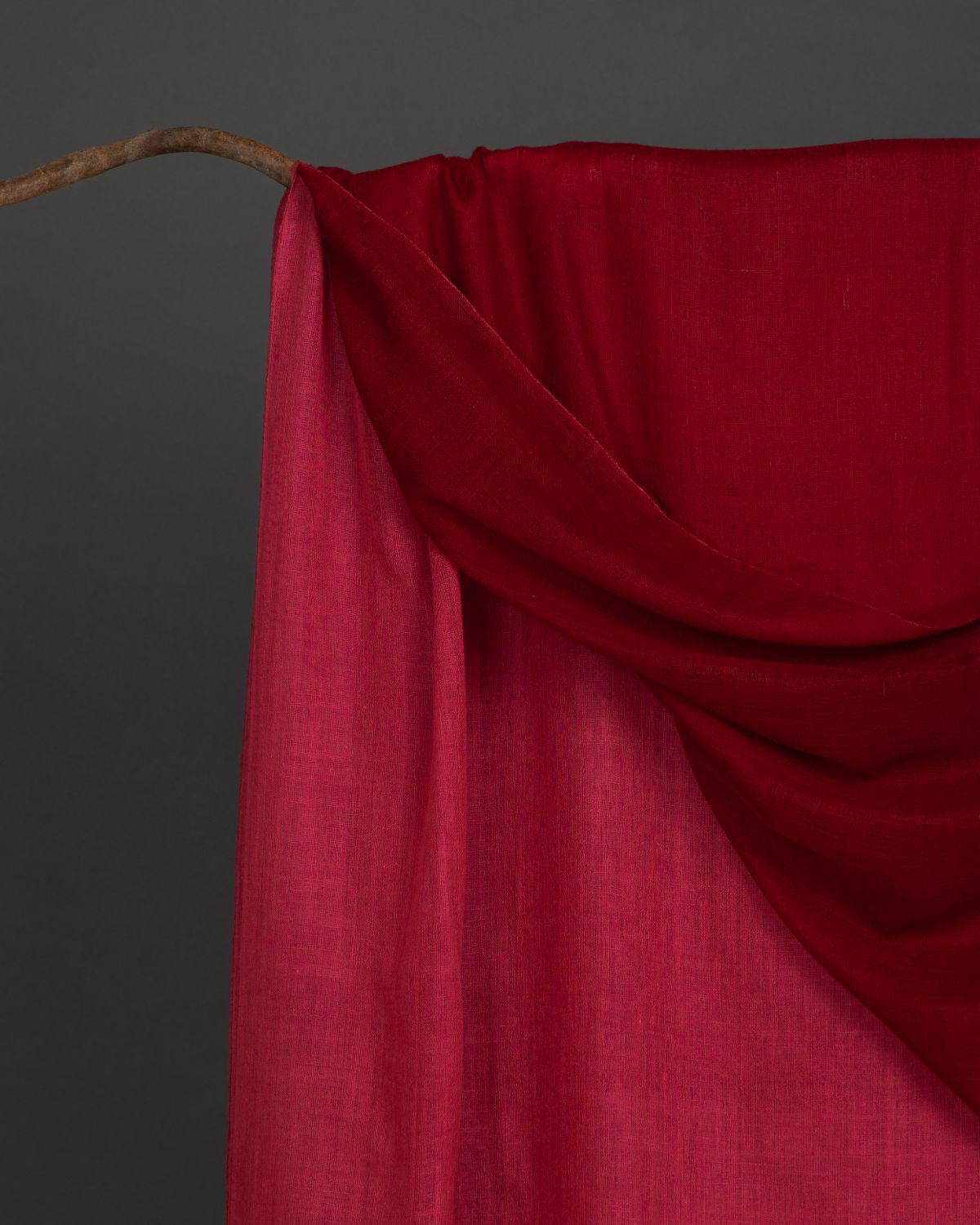 Meera Dark Red/Lipstick Red Stole