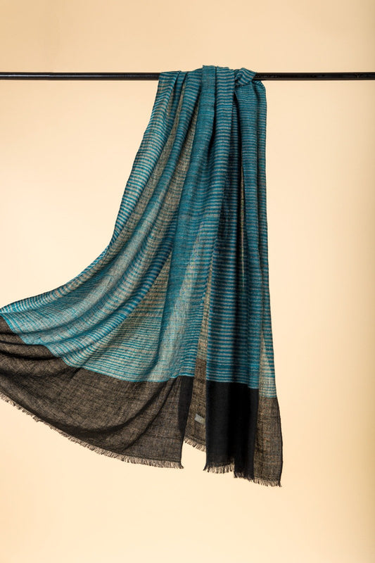 Stripes Abstract Black/Blue