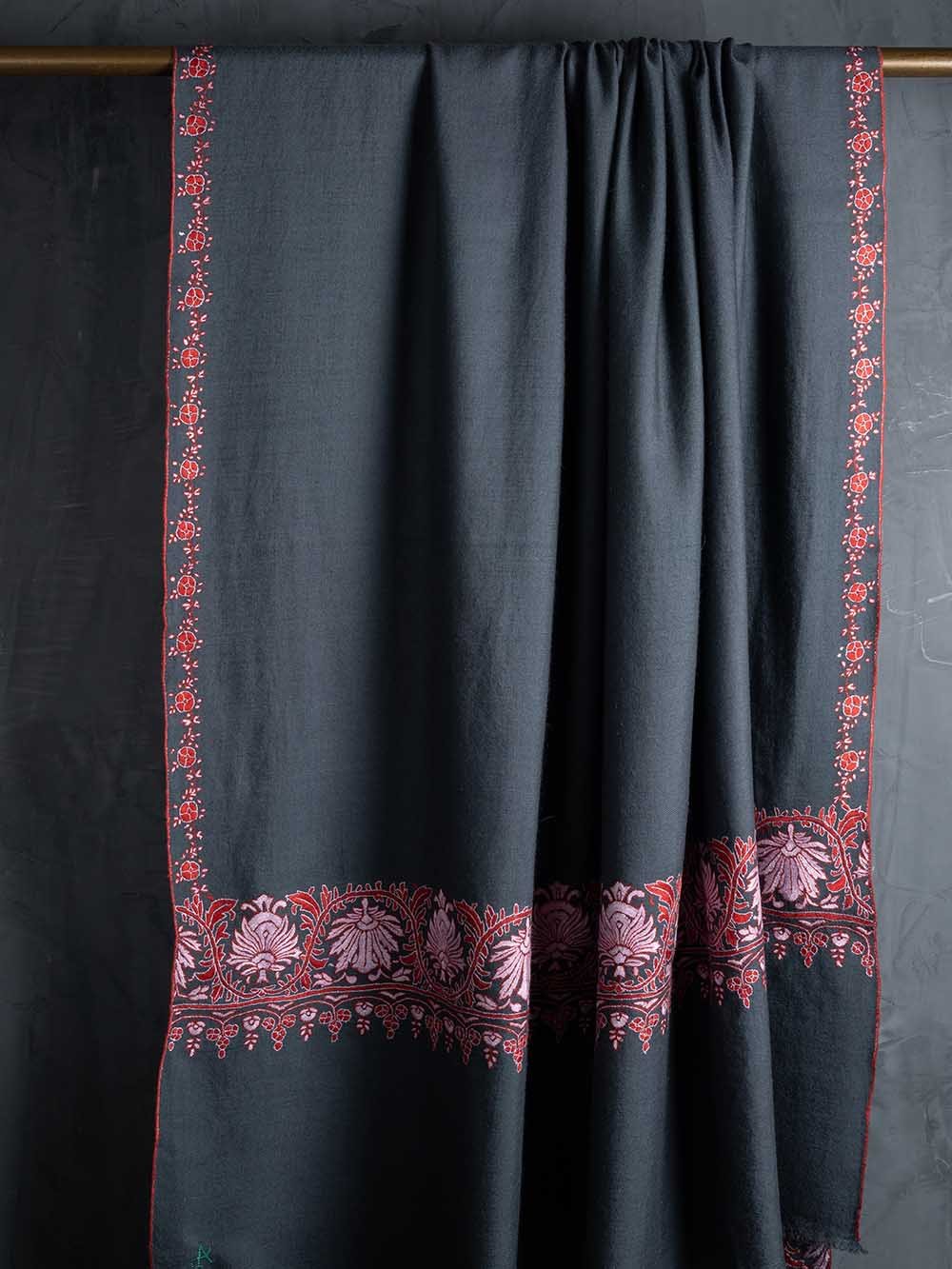 Charcoal Mughal Palla