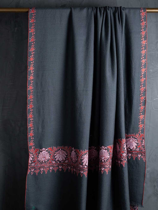 Charcoal Mughal Palla