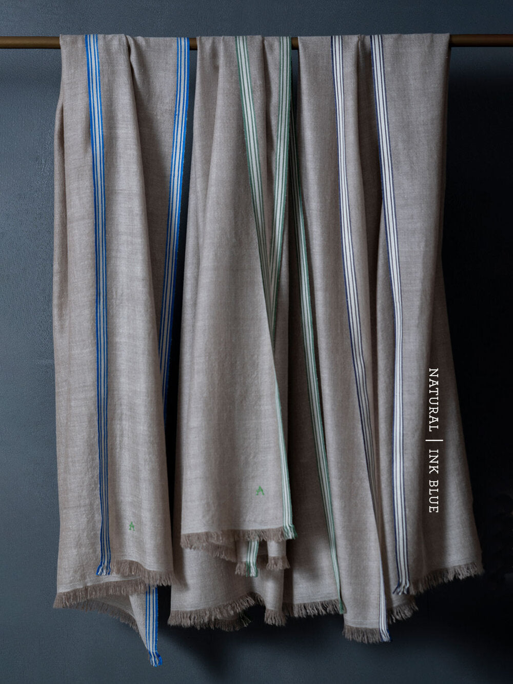 Kund Daar Pinstripe Natural/Green