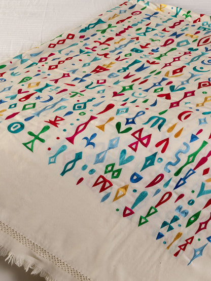 Embroidered Kori Bedspread