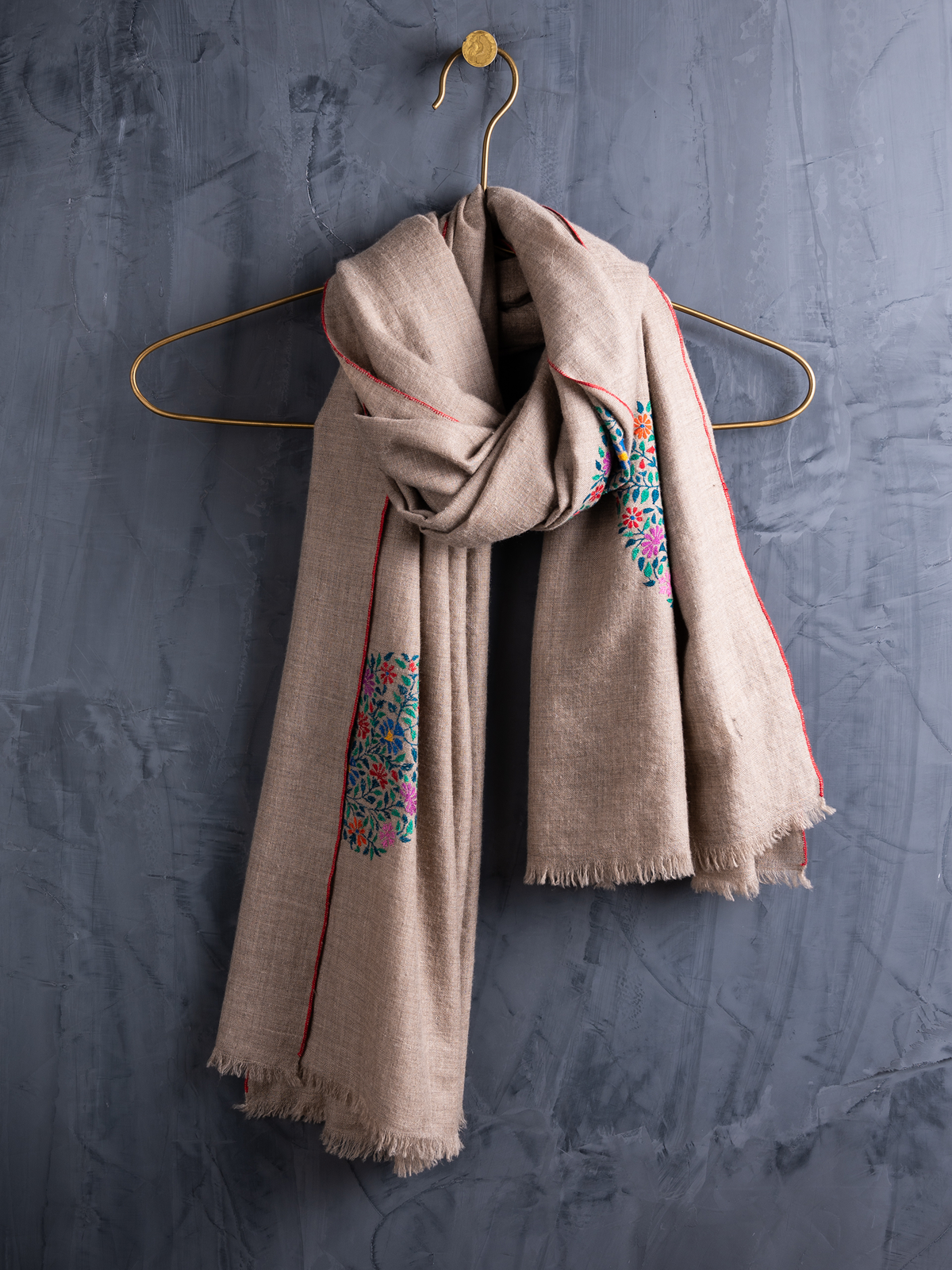 Miniature Embroidered 8 Ther Shawl