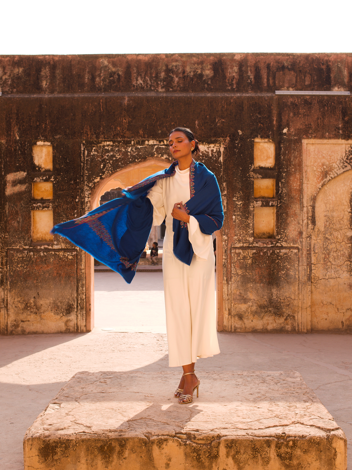 Palla Bale Blue Shawl