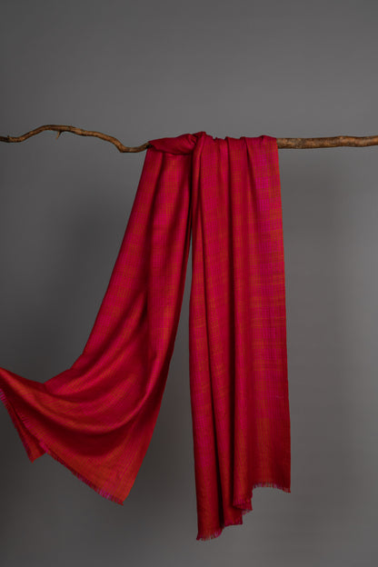 Fayaz Check Red/Pink