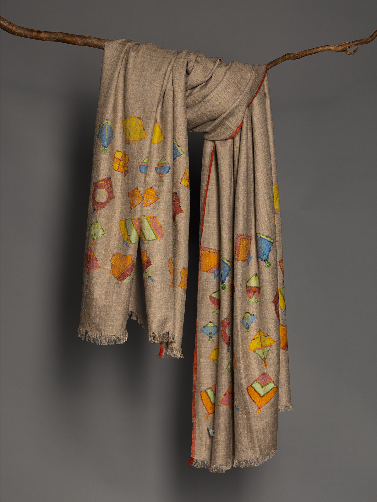 Kite Kani Palla Shawl