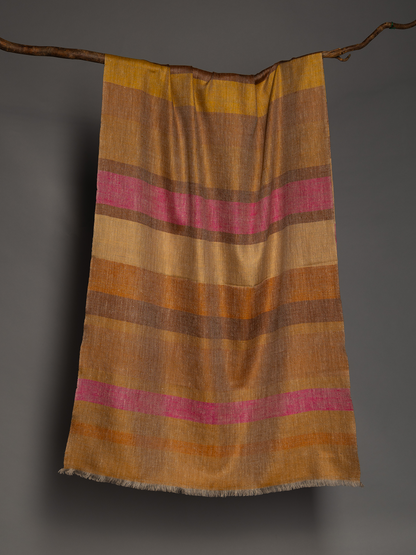 Pippa Small x Andraab Pink and Brown Stripes
