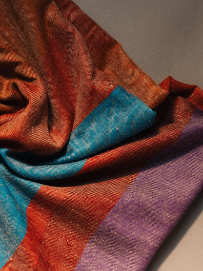 Pippa Small x Andraab Purple and Rust Stripes