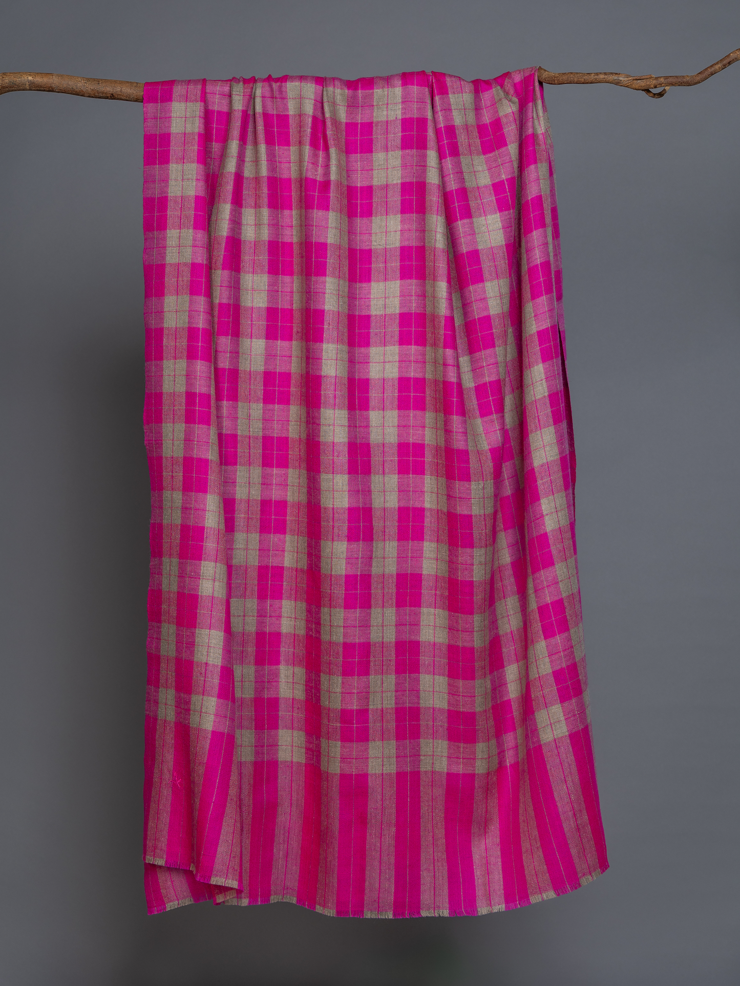 Fuchsia Pink Check