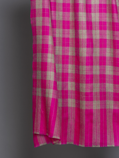 Fuchsia Pink Check