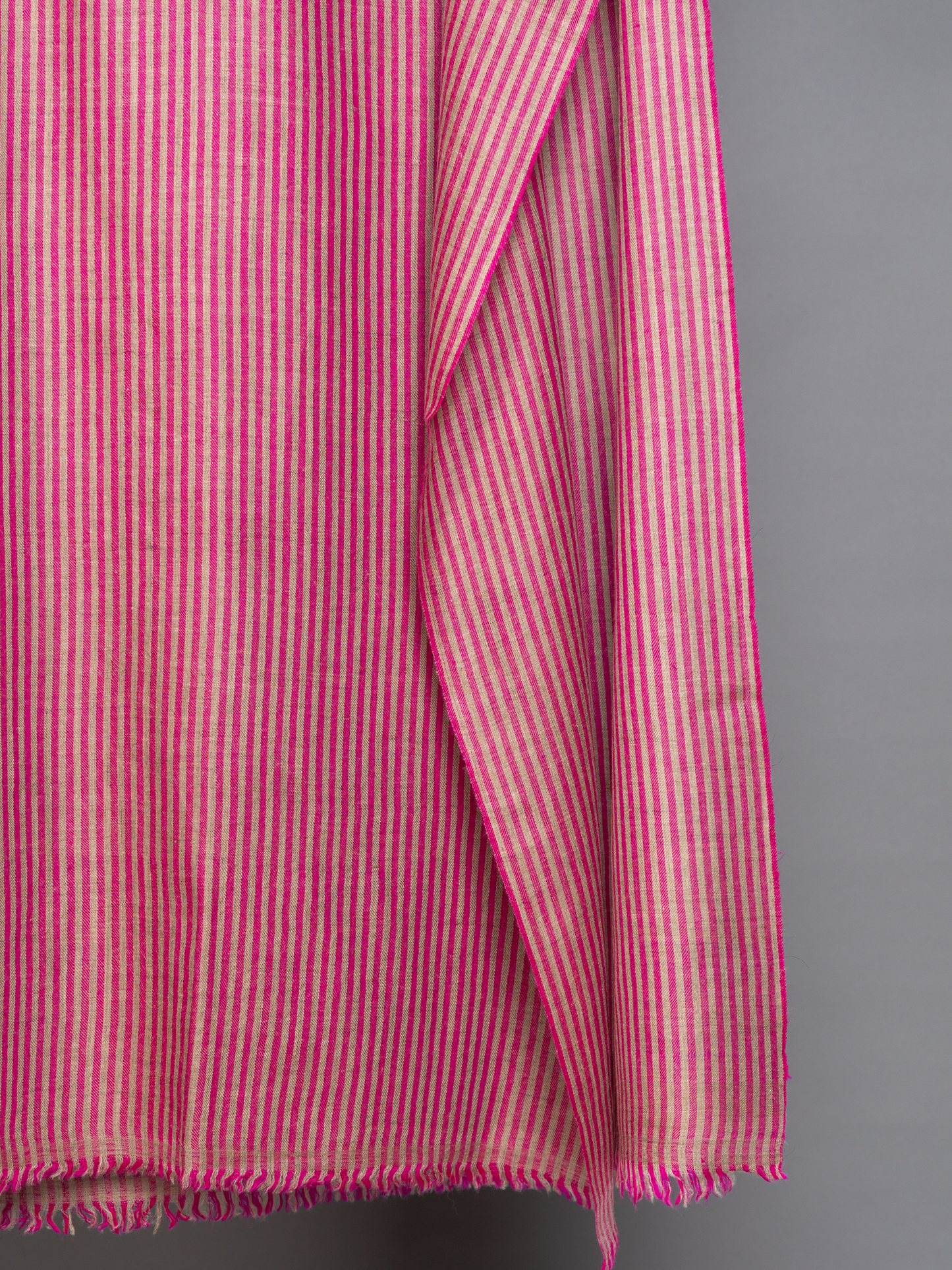 Magenta and Natural Stripes