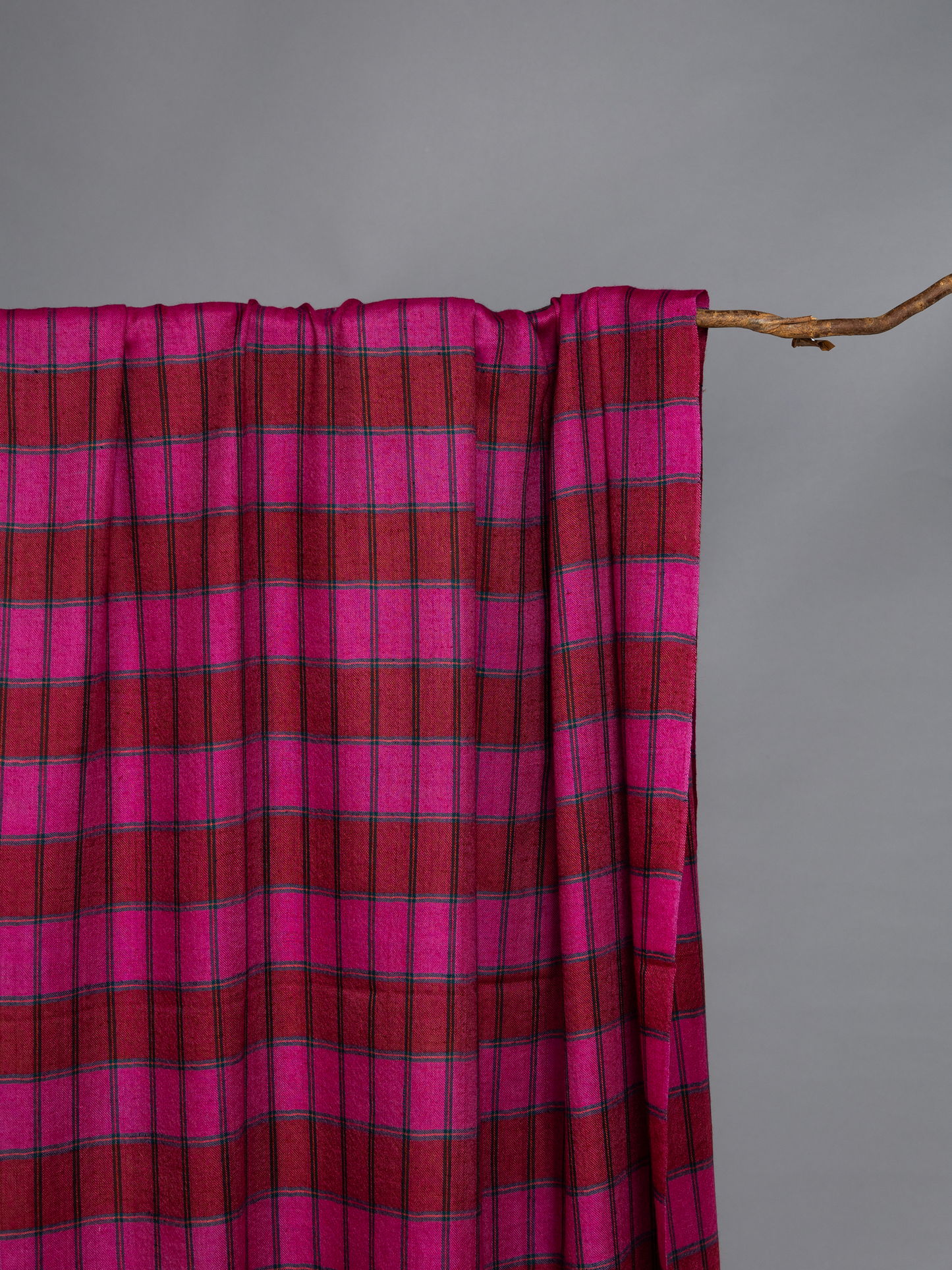 Madras Check Pink/Maroon