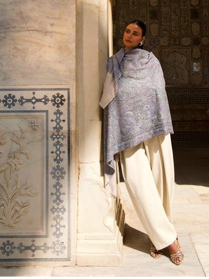 All-Over Lilac Jama Shawl