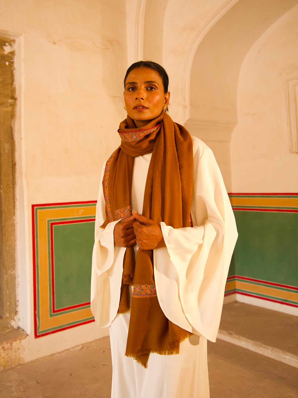 Chestnut Bale Shawl