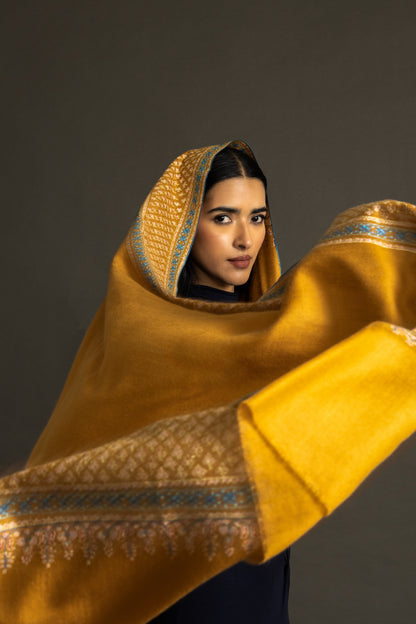 Gold Embroidered Shawl